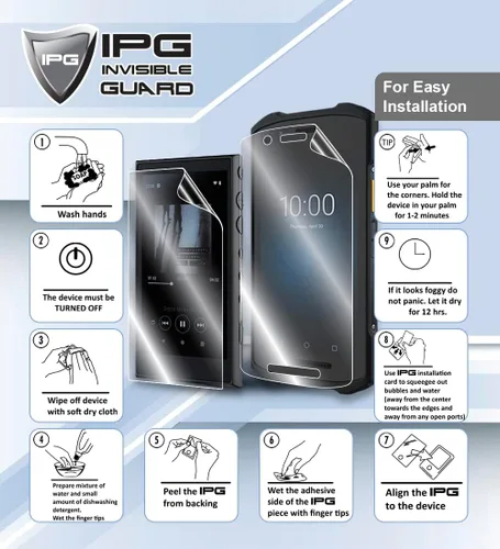 Vista 2 de IPG Para TEXAS INSTRUMENT - Protector de pantalla de hidrogel TI-84 PLUS CE invisible Ultra HD transparente protector de piel antiarañazos - Suave