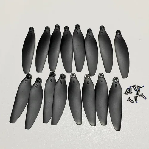 Vista 2 de 16PCS Propeller A B Fan Spare Part Kit 58mm Length Fit for E88 EVO Brushless Motor Drone Blade Accessory
