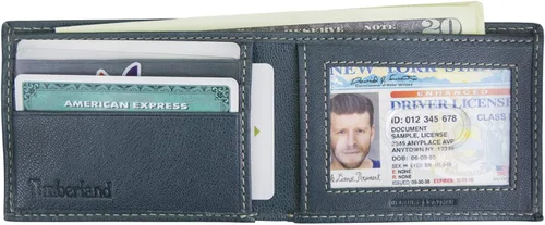 Vista 6 de Timberland Blix Slimfold - Cartera de cuero para hombre