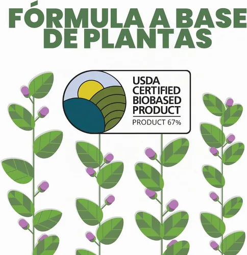 Vista 7 de Botanical Origin Detergente para ropa a base de plantas Azahar y hojas de cítricos, 54 oz (72 cargas)