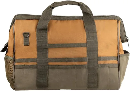 Vista 7 de Bucket Boss Bolsa de herramientas Gatemouth 20 en marrón, 60020, 32 litros