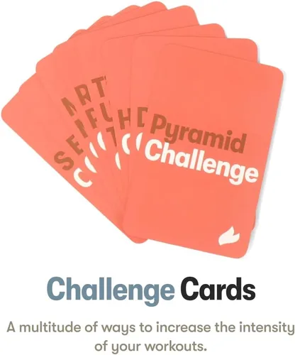 Vista 5 de Tarjetas de ejercicio con mancuernas Elevate: Baraja de cartas de la serie de entrenamiento en casa - Sistema integral de fitness para el hogar