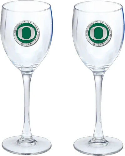 Vista 37 de Heritage Pewter Copas de vidrio de Arkansas, juego de 2, copas de vino de copa de 12 onzas, vidrio de peltre elaborado por expertos