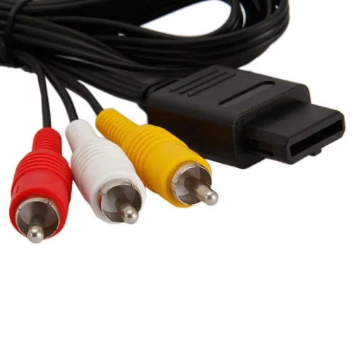 Vista 4 de Generic Composite AV Cable for Nintendo N64 Gamecube - Nintendo 64