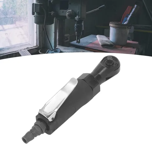 Vista 6 de Qqmora Mini llave de trinquete neumática, 4cfm de acero de aleación de consumo 25N para conexión de entrada M 1/4 pulgadas, mini llave de trinquete