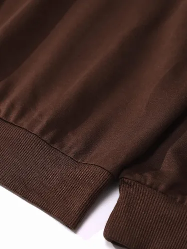Vista 8 de WDIRARA Sudadera de manga larga con cuello redondo y estampado gráfico de dinosaurios de dibujos animados para hombre