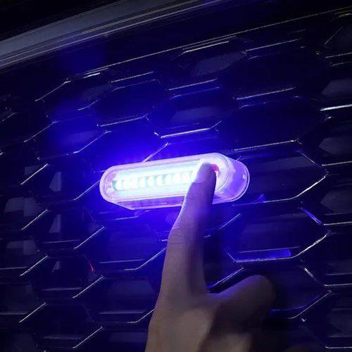 Vista 8 de Aolyty Luces de advertencia solares, luz LED intermitente solar impermeable, paquete de 2 luces estroboscópicas solares para camiones, vehículos