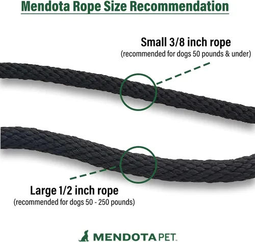 Vista 4 de Mendota Pet - Juego de correa deslizante y collar para perro, hecho en EUA