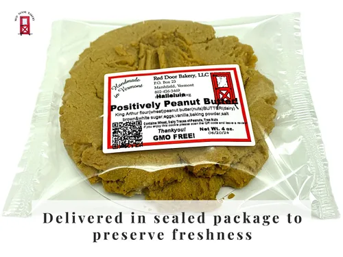 Vista 6 de Positivamente galleta de mantequilla de maní! 3 galletas caseras grandes de 5 pulgadas