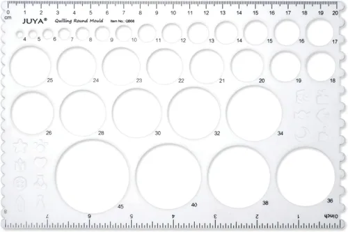 Vista 6 de Kit de papel Quilling 960 tiras con 14 herramientas, juego azul, 0.118 in Tiras de 21.3 in; 36, 24 y 12 surtidos de colores; herramienta