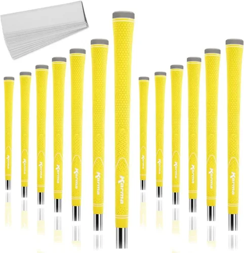 Vista 17 de Karma Neion II - Juego de agarres de golf de repuesto, de goma antideslizante de colores vibrantes para hombres y mujeres, elige individual, 9, 13