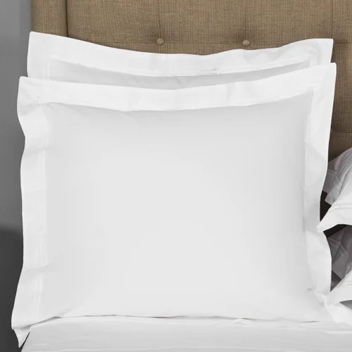 Vista 12 de Juego de 2 fundas de almohada tamaño Queen de 100% algodón egipcio, color blanco, fundas de almohada tamaño Queen de 20 x 30 pulgadas, fundas