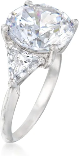 Vista 3 de Ross-Simons 7.50 ct. t.w. CZ Ring in Sterling Silver