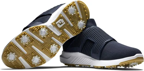 Vista 6 de FootJoy Zapatos de golf Hyperflex Boa para hombre, GrisRojo
