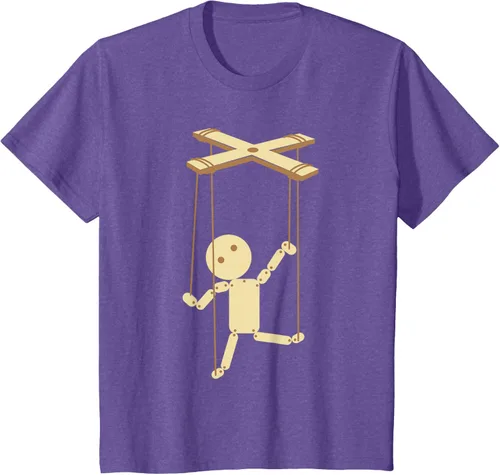 Vista 59 de Puppeteering - Camiseta de marionetas Ventrílocuo de tiriteros, Negro, S