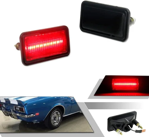 Vista 11 de para 1968 1969 Chevrolet Camaro Impala Nova Corvette El Camino Caprice Chevelle Luz de Marcador Lateral de Parachoques Delantero, Faro Antiniebla
