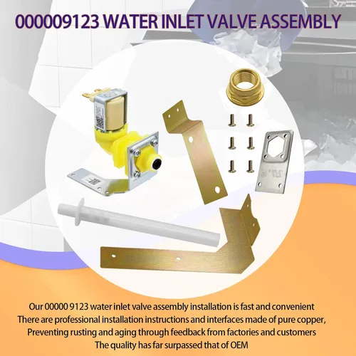 Vista 5 de 000009123 000008483 33129026 IH9123 Máquina de hielo Ensamblaje de válvula de entrada de agua (OEM)120V 60Hz 5W para piezas de máquina de hielo