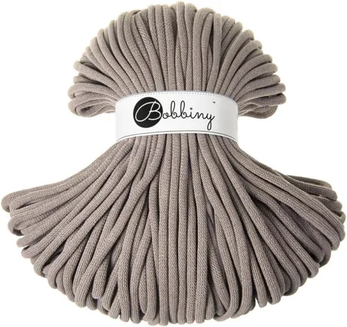 Vista 12 de Bobbiny - Cordón trenzado de macramé jumbo de 9 mm (color aloe), 108 yardas/330 pies