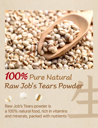 Vista 2 de NICE WITCH'S Polvo de lágrimas de trabajo crudo coreano 6 onzas / 6.00 oz – 100% polvo natural puro, adición cruda