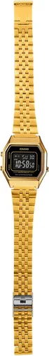 Vista 5 de Casio LA680WGA-1B Reloj de cuarzo de metal dorado para mujer Oro Digital
