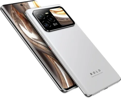 Vista 2 de BLU Bold N4 5G Desbloqueado Pantalla curva de 6.78” + pantalla trasera de 1.74” Selfie de 50MP + 16MP 512/8GB NFC Android 15 Versión