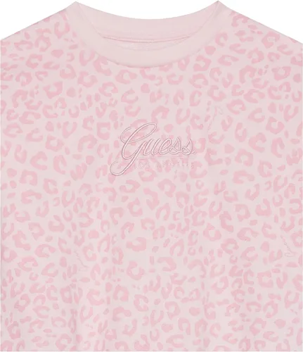 Vista 2 de GUESS Camiseta activa de manga larga con logotipo de rizo francés para niña