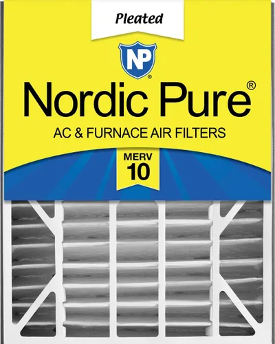 Vista 28 de Nordic Pure 20 x 25 x 5 (tamaño real: 19 3/4 x 24 1/4 x 4 7/8) Filtro de aire Air Bear Merv 8 de repuesto para reducción de olores de carbono puro