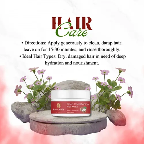 Vista 3 de Mascarilla capilar de acondicionamiento profundo, 8.8 onzas líquidas, restaura y fortalece el cabello
