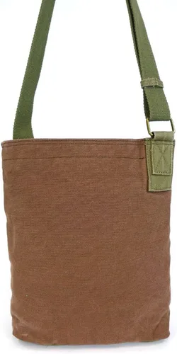 Vista 2 de Chala Bolso Parche Crossbody HORSE Malva Púrpura Violeta Bolso Lona, Púrpura