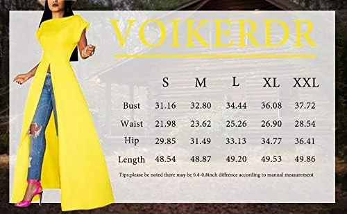 Vista 5 de VOIKERDR Enterizo casual de manga corta para mujer, con abertura frontal abierta, pierna ancha, Multi