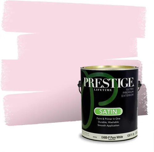 Vista 483 de Prestige Paints Pintura exterior e imprimación en uno, 1 galón, plano, coincidencia comparable de Valspar* Amber Rose*