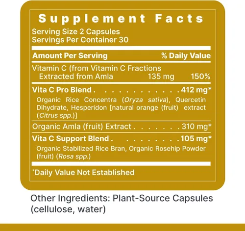 Vista 2 de Premier Research Labs Vitamina C - Vitamina C de nutrientes integrales - Apoya el sistema inmunológico - Suave con el estómago - Actividad