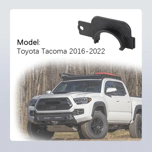 Vista 3 de HAOBO Soporte para tapa de gasolina compatible con Toyota Tacoma 2016-2024 3ª generación, accesorios exteriores automotrices, tapa de depósito