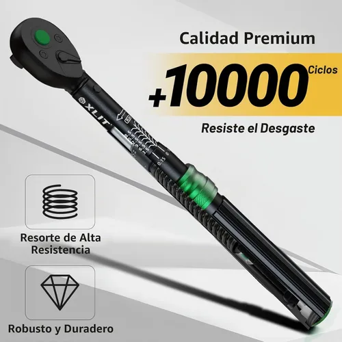 Vista 9 de Juego de llaves dinamométricas compactas para bicicleta de 1/4", 2