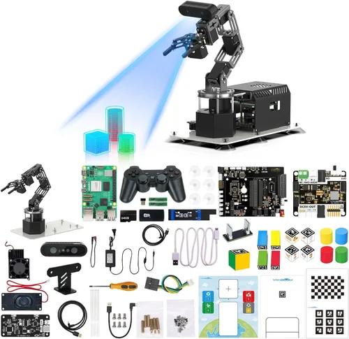 Vista 13 de Yahboom 6DOF Robotic Arm for RaspberryPi 5 ROS2 AI Vision Ver Without Pi5
