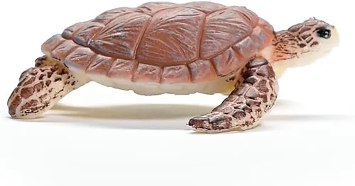 Vista 4 de Schleich Wild Life - Figura de animales salvajes Hawskbill, tortuga marina