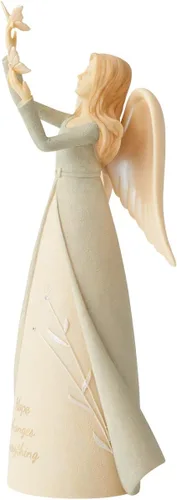 Vista 3 de Enesco Foundations Hope Changes Everything - Figura de ángel mariposa, 9 pulgadas, multicolor