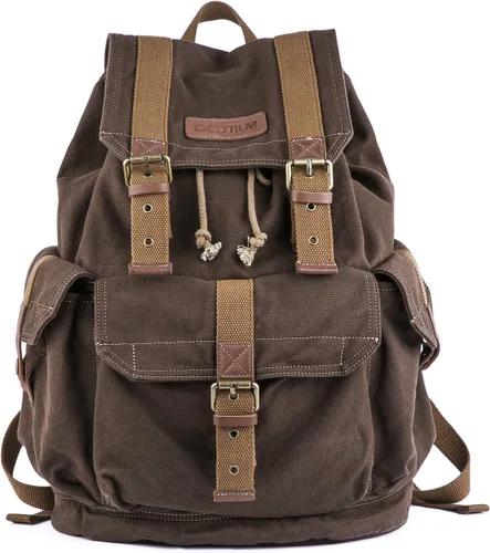 Vista 47 de Gootium 21101 - Mochila de lona gruesa de alta densidad