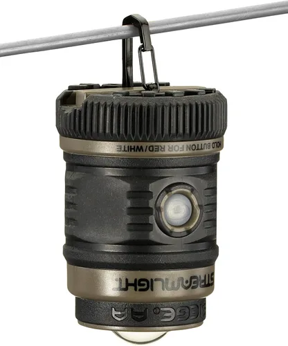 Vista 2 de Linterna Streamlight 44941 Siege AA de 200 lúmenes con LEDs blancos y rojos para acampar y emergencias, color Coyote LED blanco y rojo
