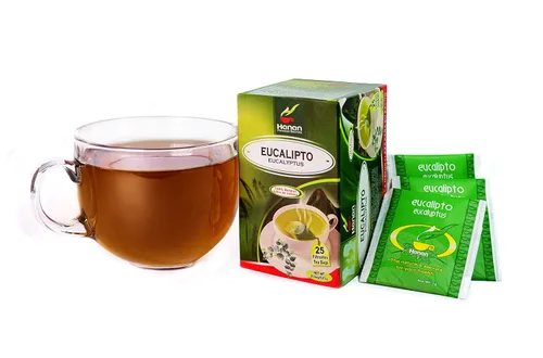 Vista 2 de Hanan Peruvian Secrets - Té de hierbas de eucalipto Hojas de eucalipto 100% naturales 25 bolsas de té Ayuda naturalmente a aliviar