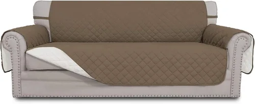 Vista 188 de Easy-Going - Funda reversible para sofá, resistente al agua, con varillas de espuma y correas elásticas, protector de muebles para mascotas y perros