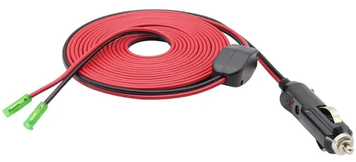 Vista 11 de Paquete de 2 adaptadores de enchufe macho de encendedor de cigarrillos de 12 voltios con cable de cables de luz LED y cable de 16 AWG para enchufe