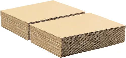 Vista 14 de Golden State Art, Paquete de 50 hojas de cartón corrugado de 5 x 7 pulgadas, almohadillas de cartón plano para embalaje, correo o manualidades