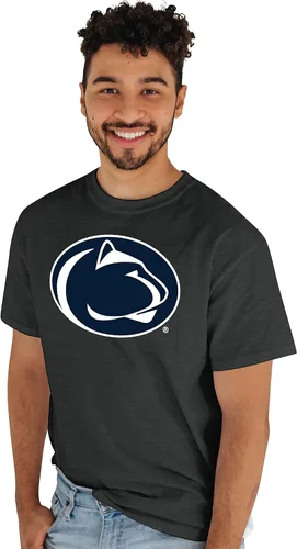 Vista 53 de Blue 84 Camiseta NCAA para hombre, icono de color del