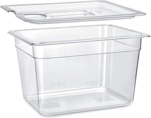 Vista 12 de HOMENOTE - Recipiente grande para Sous Vide con tapa, kit completo de accesorios de 26 cuartos de galón