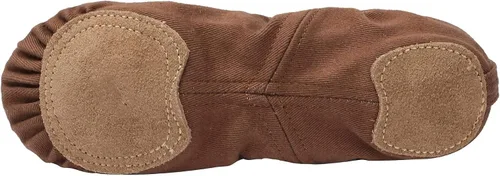 Vista 6 de Linodes Zapatos de baile para niñas, de lona elástica con suela dividida para mujer