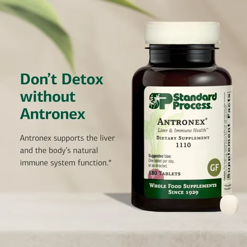 Vista 3 de Standard Process Antronex - Suplemento integral para el sistema inmunológico y salud hepática con calcio - 180 tabletas