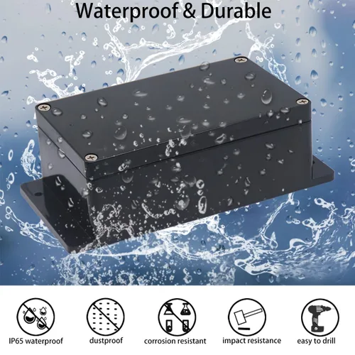 Vista 6 de Project Box IP65 Caja de Conexiones Impermeable de Plástico ABS Cajas Eléctricas Caja de Proyecto Electrónico DIY Carcasa de Alimentación con Oreja
