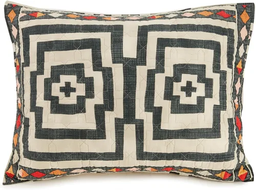 Vista 3 de Hypnotic - Juego de edredón de algodón de 2 piezas de Jungalow color negro, ligero, juego de ropa de cama acolchado estampado con fundas