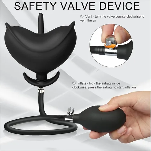 Vista 4 de Expand Anal Expand - Tapón anal inflable para entrenamiento, dilatador anal para culo, próstata, juguete sexual para hombres y mujeres (color : 1)